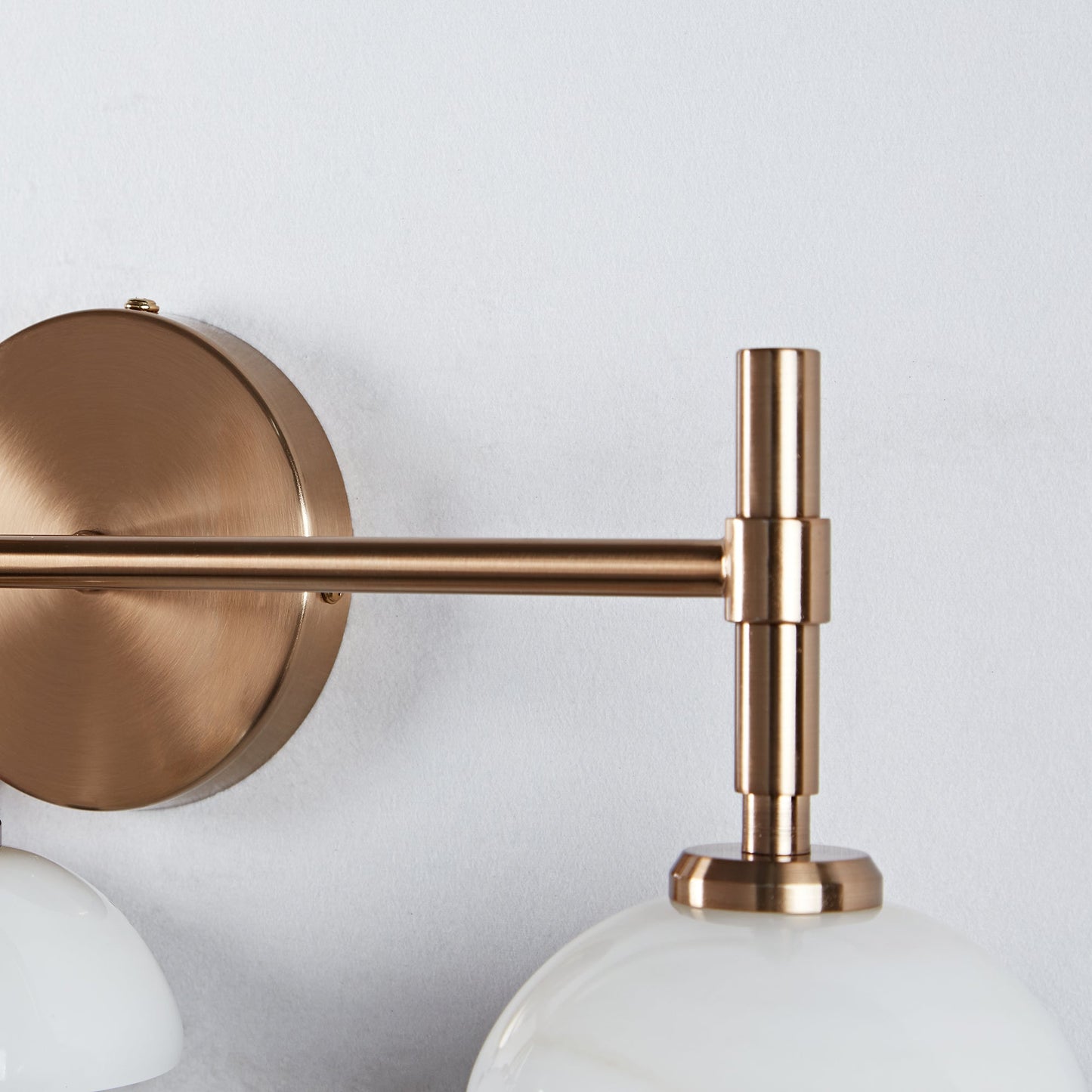 Opulent Glow Hand-Carved Alabaster Bathroom Sconce with Opal Shades - Elegant Light Fixture for Bedrooms, Bathrooms, and Living Rooms