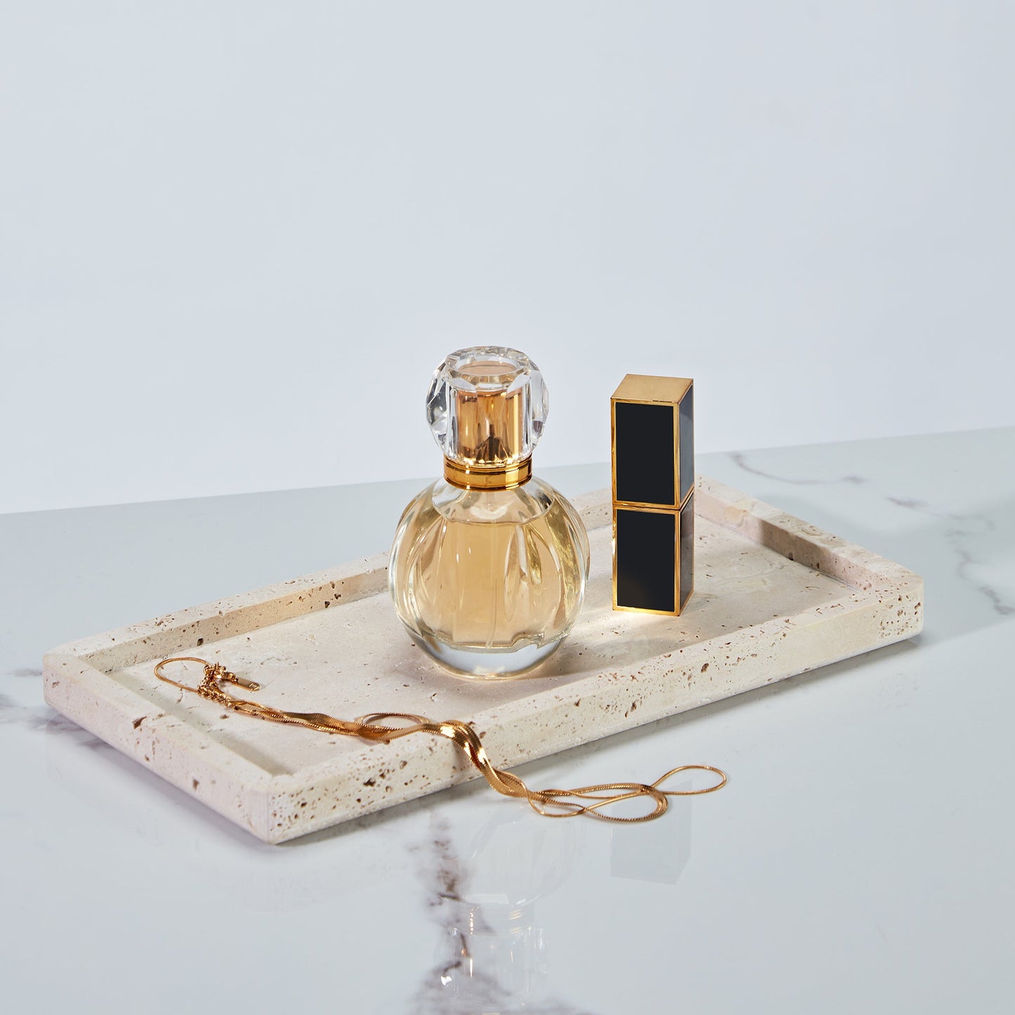 Elegant Marble/Travertine Tray Collection, Elevated Luxury Tray Collection, Bathroom Tray,Dressing Table Tray, Perfume Tray, Dressing Table Tray, Decorative Tray, Jewelry Tray, Ring Tray